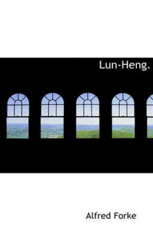 Cover of Lun-Heng.