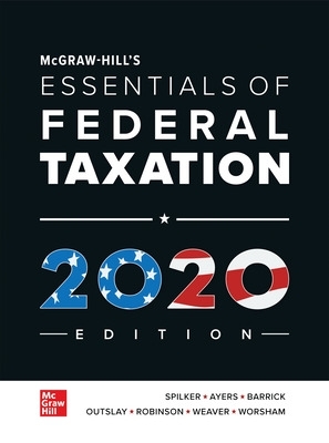 Book cover for McGraw-Hill's Essentials of Federal Taxation 2020 Edition