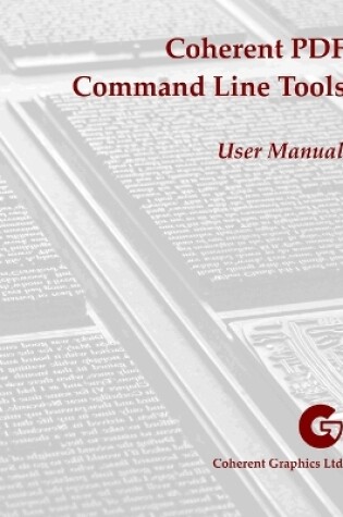 Cover of Coherent PDF Command Line Tools