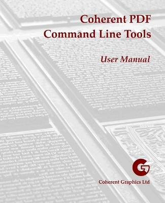 Book cover for Coherent PDF Command Line Tools