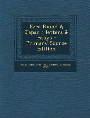 Book cover for Ezra Pound & Japan