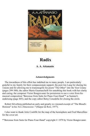 Cover of Radix