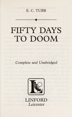 Book cover for Fifty Days To Doom