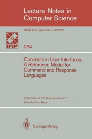 Cover of Concepts in User Interfaces