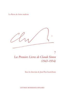 Cover of Les Premiers Livres de Claude Simon (1945-1954)