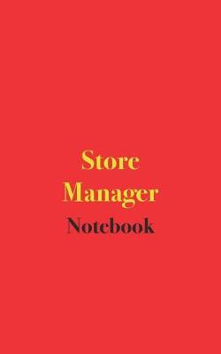 Book cover for Store Manager Notebook