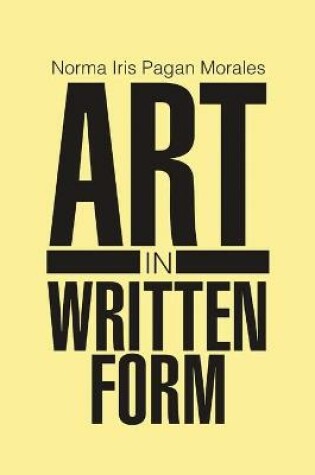 Cover of Art In Written Form