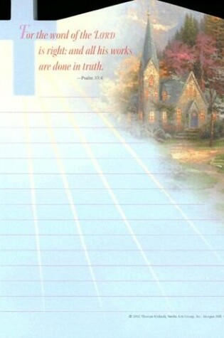 Cover of The Mountain Chapel Diecut Notepad