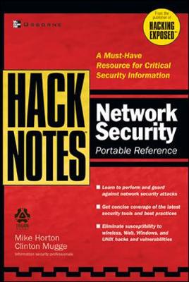 Book cover for HackNotes Network Security Portable Reference