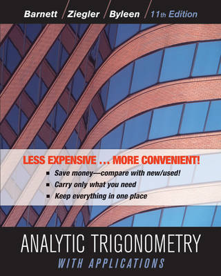 Book cover for Analytic Trigonometry with Applications 11e Binder Ready Version + WileyPLUS Registration Card