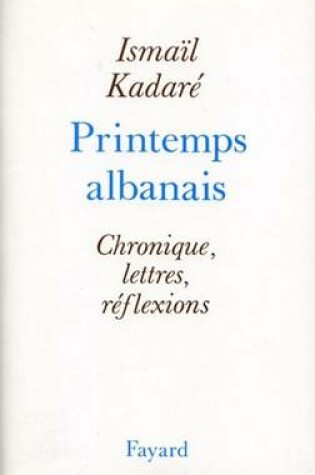 Cover of Le Printemps Albanais