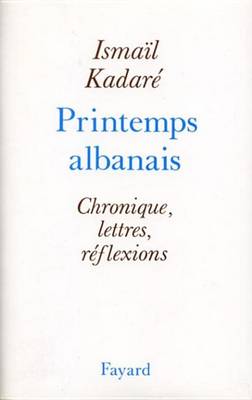 Book cover for Le Printemps Albanais