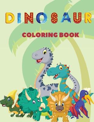 Book cover for Dinosaur Coloring Book