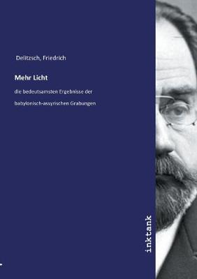 Book cover for Mehr Licht