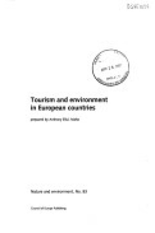 Cover of Tourism and Environment in European Countries