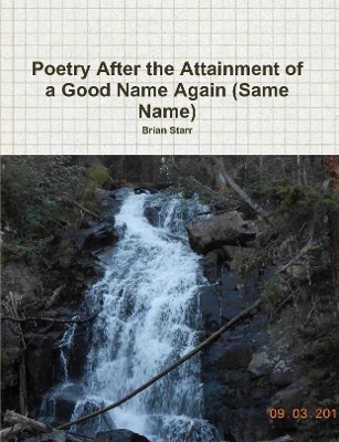 Book cover for Poetry After the Attainment of a Good Name Again (Same Name)