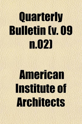 Book cover for Quarterly Bulletin (V. 09 N.02)