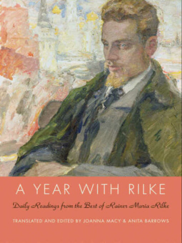 Book cover for A Year with Rilke