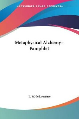 Cover of Metaphysical Alchemy - Pamphlet
