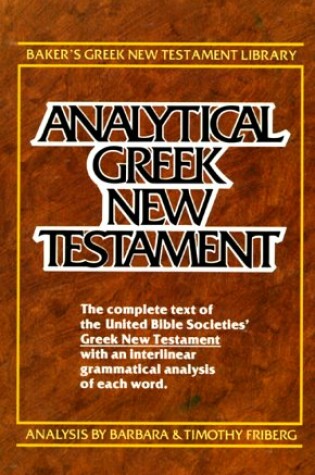 Cover of Analytical Greek New Testament