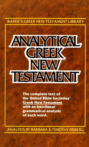 Cover of Analytical Greek New Testament