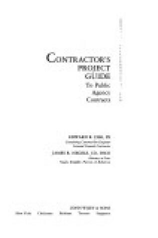 Cover of Contractor's Project Guide to Public Agency Contracts