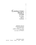 Cover of Contractor's Project Guide to Public Agency Contracts