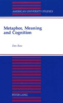 Cover of Metaphor, Meaning and Cognition