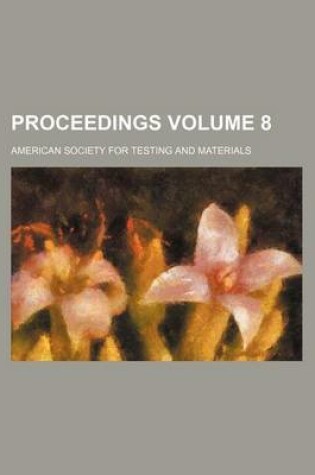 Cover of Proceedings Volume 8