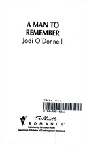 Book cover for A Man To Remember