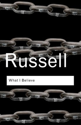 Book cover for What I Believe