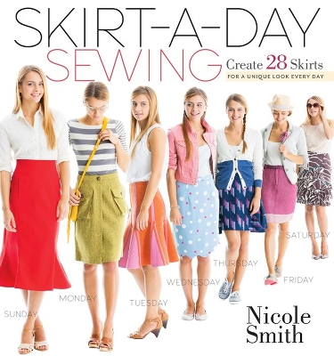 Book cover for Skirt-A-Day Sewing