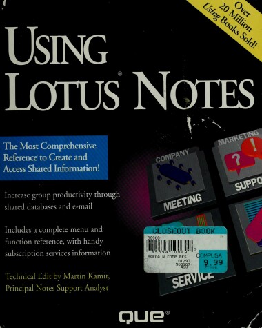 Cover of Using Lotus Notes