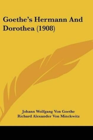 Cover of Goethe's Hermann and Dorothea (1908)