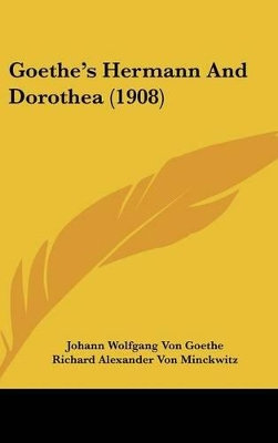 Book cover for Goethe's Hermann and Dorothea (1908)