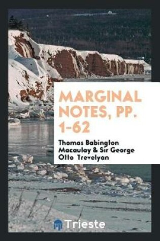 Cover of Marginal Notes, Pp. 1-62