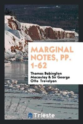 Book cover for Marginal Notes, Pp. 1-62