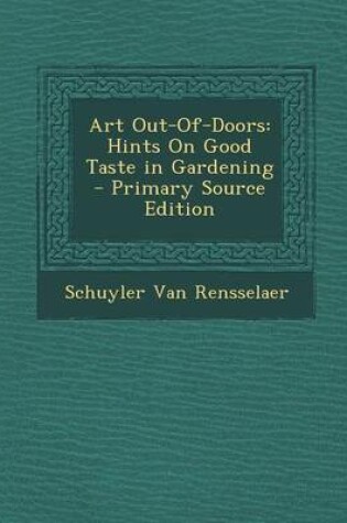 Cover of Art Out-Of-Doors