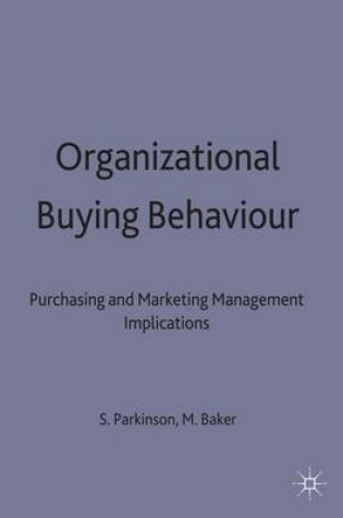 Cover of Organizational Buying Behaviour