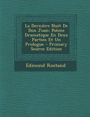 Book cover for La Derniere Nuit de Don Juan