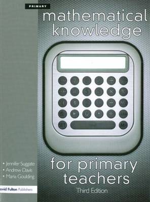 Book cover for Mathematical Knowledge for Primary Teachers, Third Edition