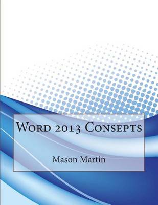 Book cover for Word 2013 Consepts