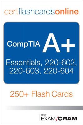 Cover of CompTIA A+ Flash Cards Online Student Access Code Card