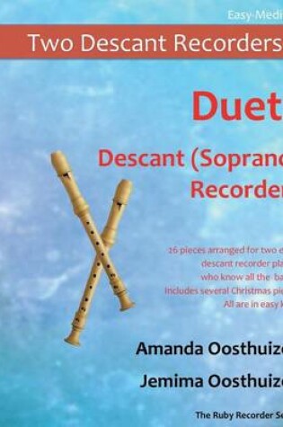 Cover of Duets for Descant (Soprano) Recorders