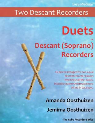 Book cover for Duets for Descant (Soprano) Recorders