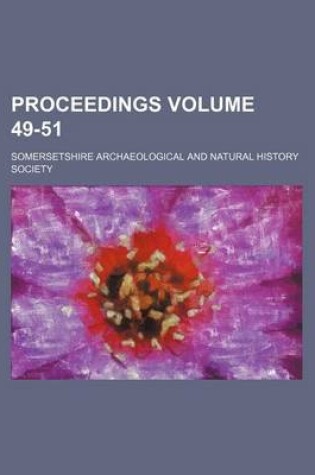 Cover of Proceedings Volume 49-51