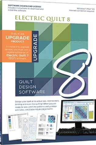 Cover of Electric Quilt 8 (EQ8) Upgrade Quilt Design Software