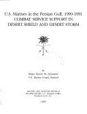 Cover of Combat Service Support in Desert Shield and Desert Storm