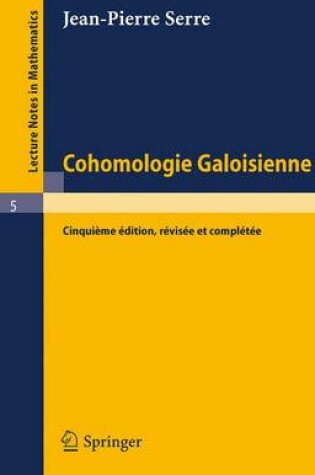 Cover of Cohomologie Galoisienne