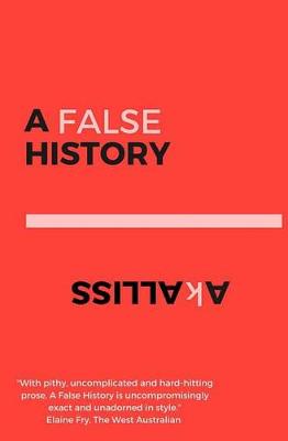 Book cover for A False History